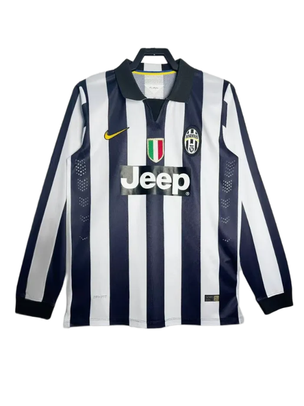 Juventus 14/15 I Home Camisa - Manga Longa Versão Retrô