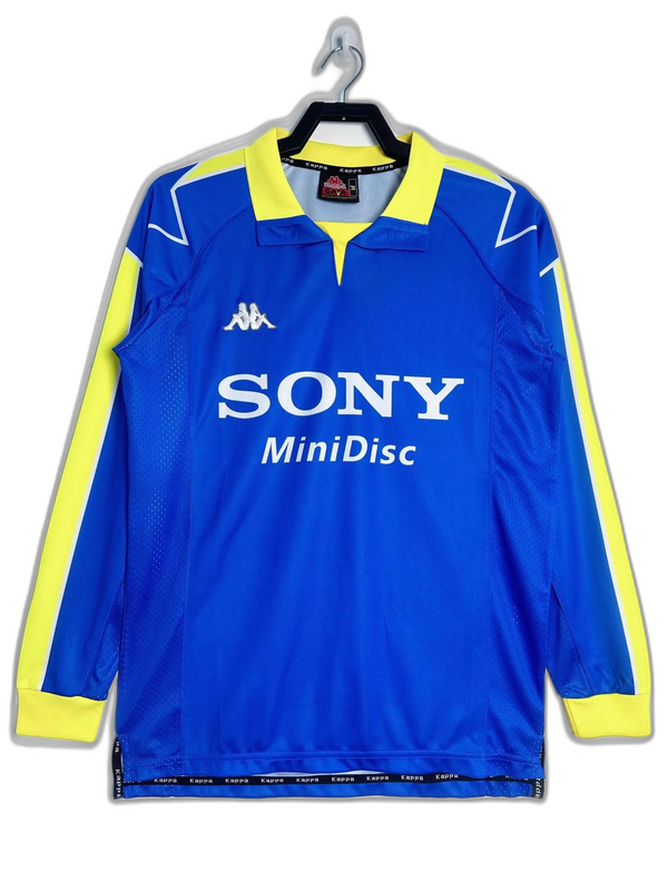 Juventus 97/99 II Away Camisa - Manga Longa Versão Retrô