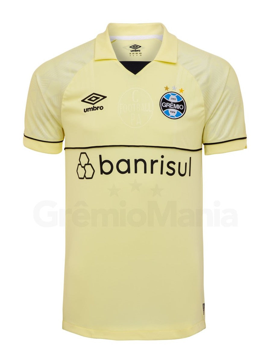 Gremio 23/24 Camisa de Goleiro - Amarela - Versão Torcedor