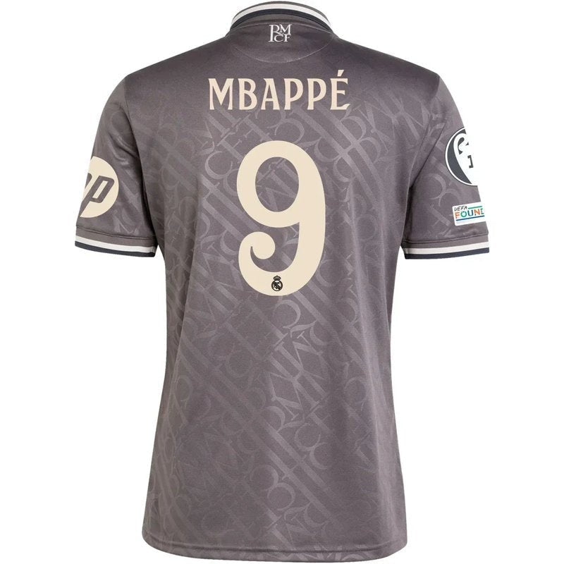 Kylian Mbappe - Real Madrid 24/25 III Third Camisa - Versão Torcedor
