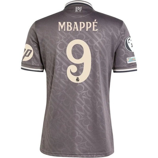 Kylian Mbappe - Real Madrid 24/25 III Third Camisa - Versão Torcedor