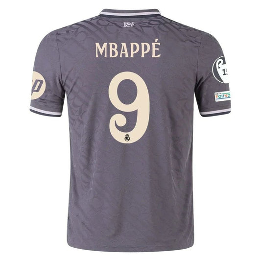 Kylian Mbappe Real Madrid 24/25 III Third Camisa - Versão Jogador