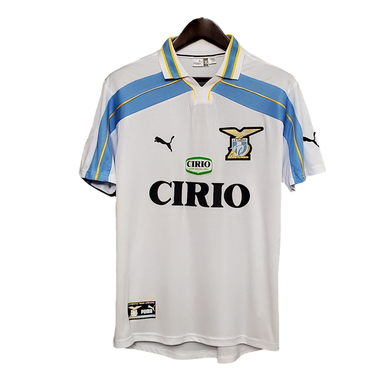 Lazio 00/01 II Away Camisa - Versão Retrô