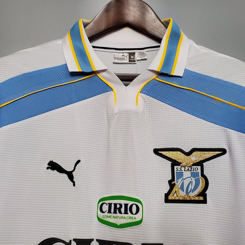 Lazio 00/01 II Away Camisa - Versão Retrô