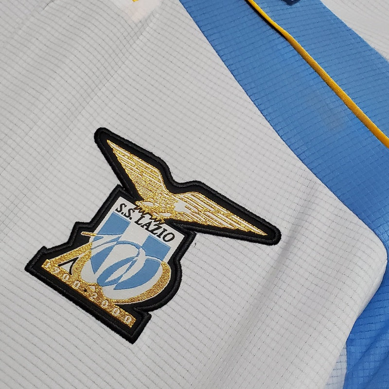 Lazio 00/01 II Away Camisa - Versão Retrô