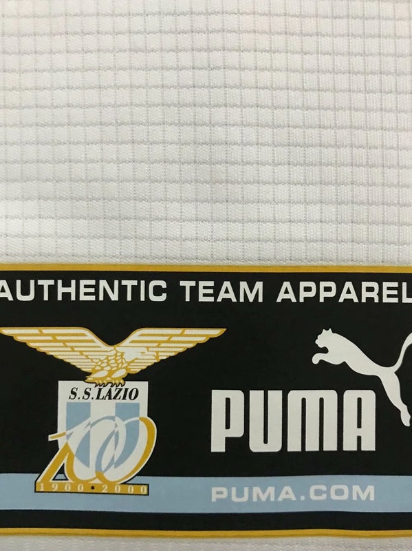 Lazio 00/01 II Away Manga Longa Camisa - Versão Retrô