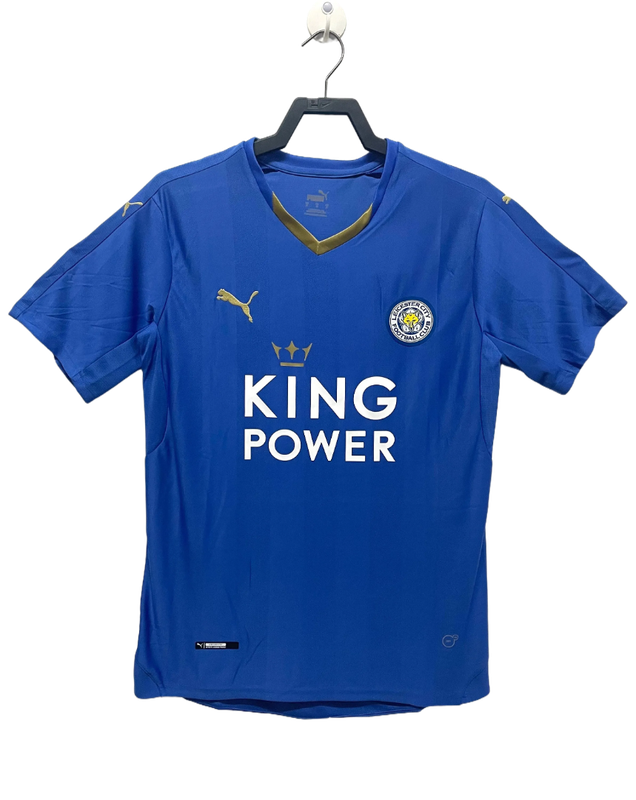 Leicester City 15/16 I Home Camisa - Versão Retrô