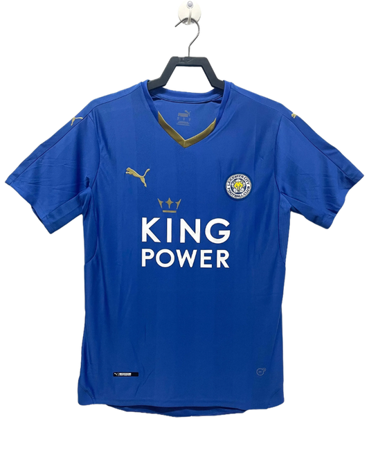 Leicester City 15/16 I Home Camisa - Versão Retrô