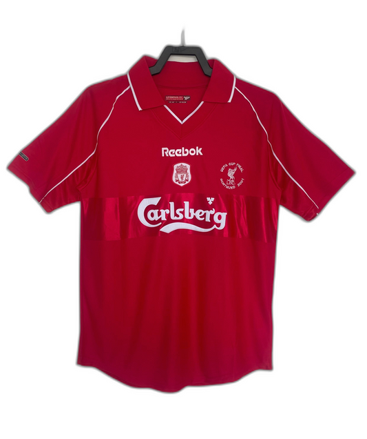 Liverpool 00/01 I Home Camisa - Versão Retrô
