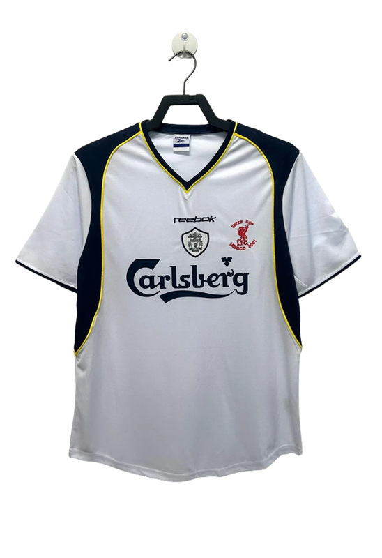Liverpool 01/02 II Away Camisa - Versão Retrô