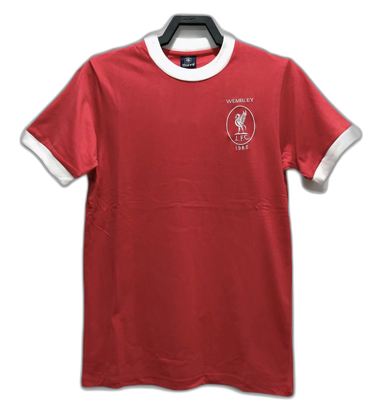 Liverpool 1965 Wembley Edição Camisa - Versão Retrô