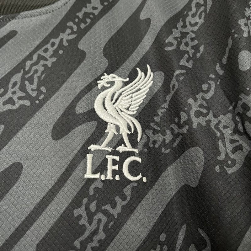 Liverpool 24/25 Goleiro Preta Camisa - Versão Torcedor