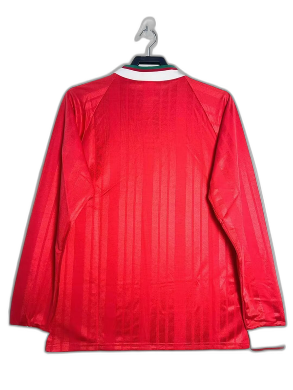 Liverpool 93/95 I Home Camisa - Manga Longa Versão Retrô
