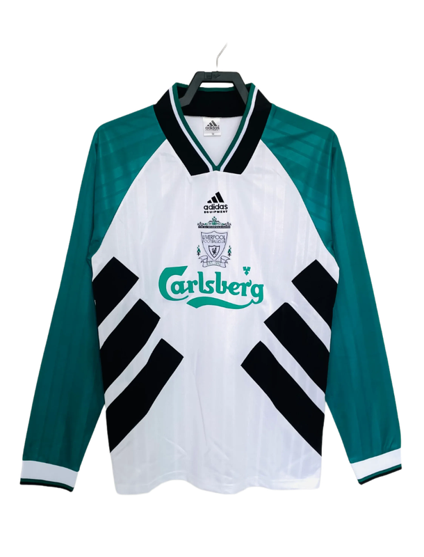 Liverpool 93/95 II Away Camisa - Manga Longa Versão Retrô