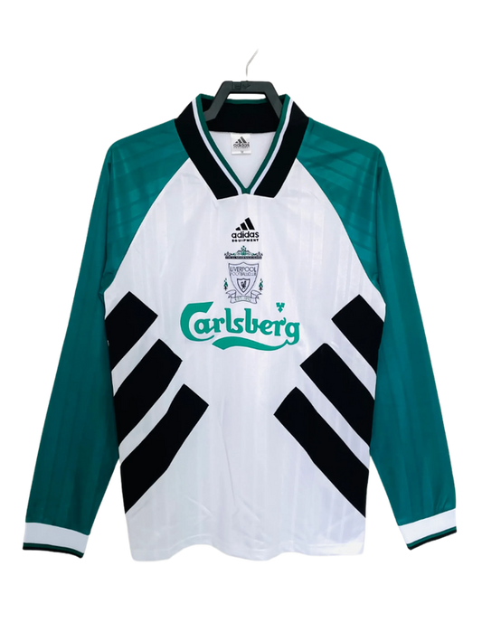 Liverpool 93/95 II Away Camisa - Manga Longa Versão Retrô