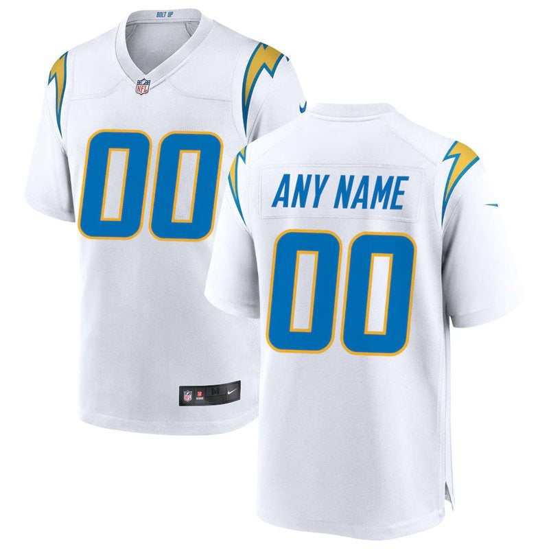 Los Angeles Chargers - Personalizada NFL Game Camisa - Branca