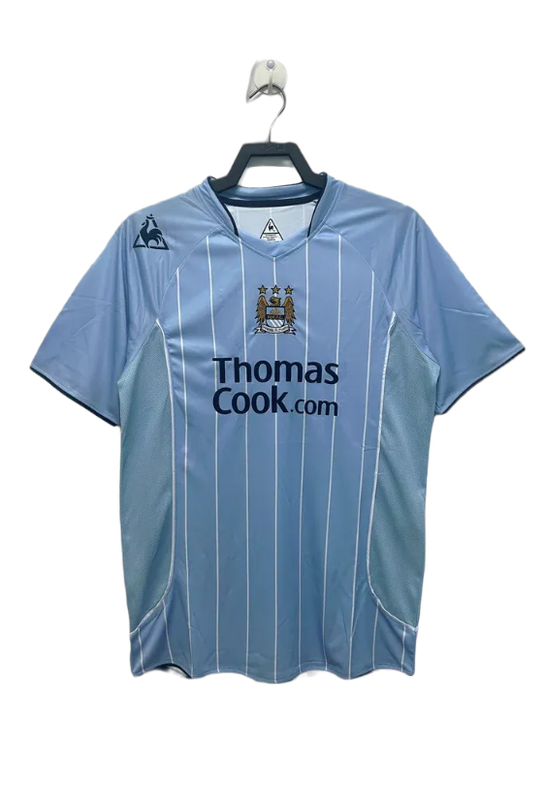 Manchester City 07/08 I Home Camisa - Versão Retrô