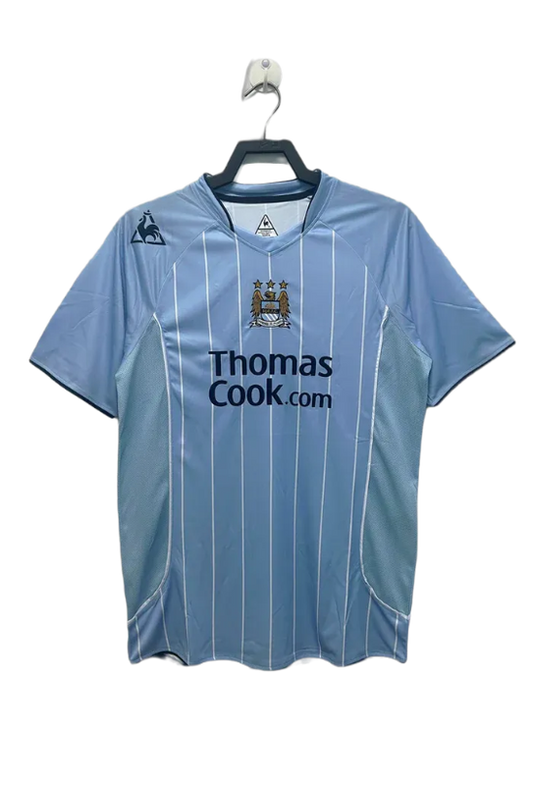 Manchester City 07/08 I Home Camisa - Versão Retrô