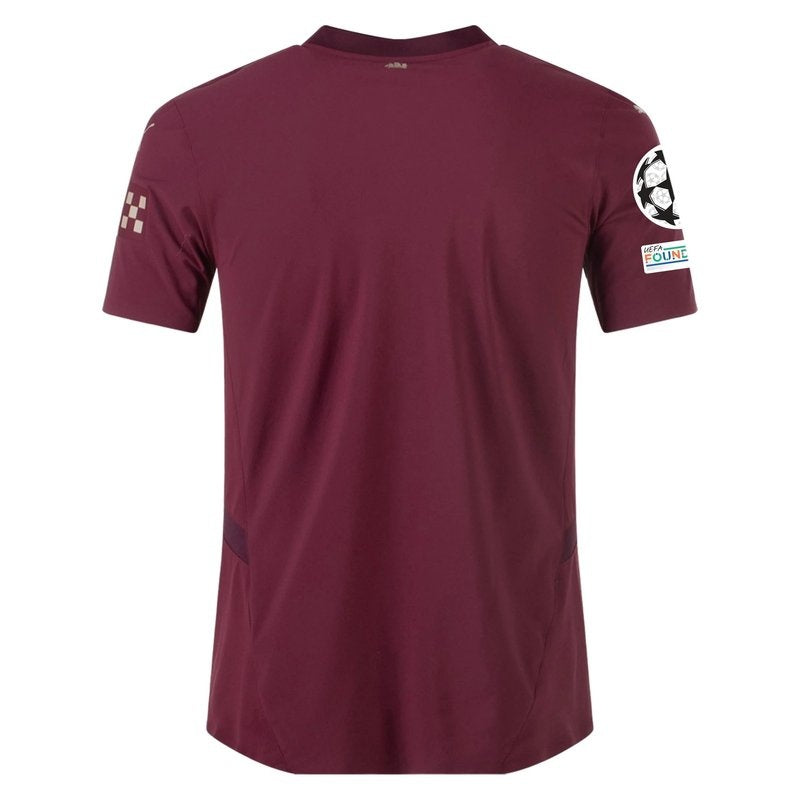 Manchester City 24/25 III Third UCL Camisa - Versão Jogador