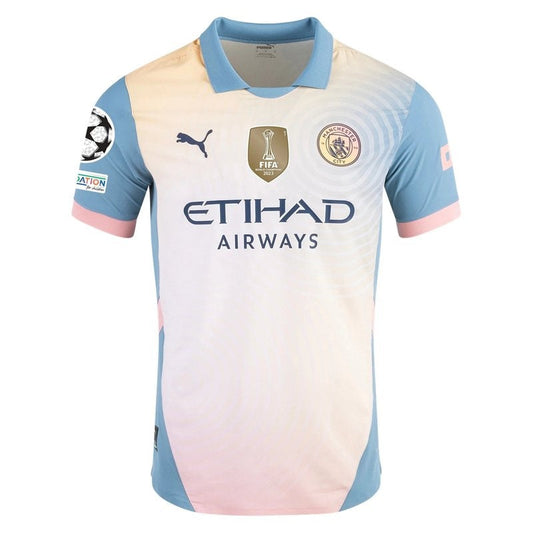 Manchester City 24/25 IV Fourth UCL Camisa - Versão Jogador