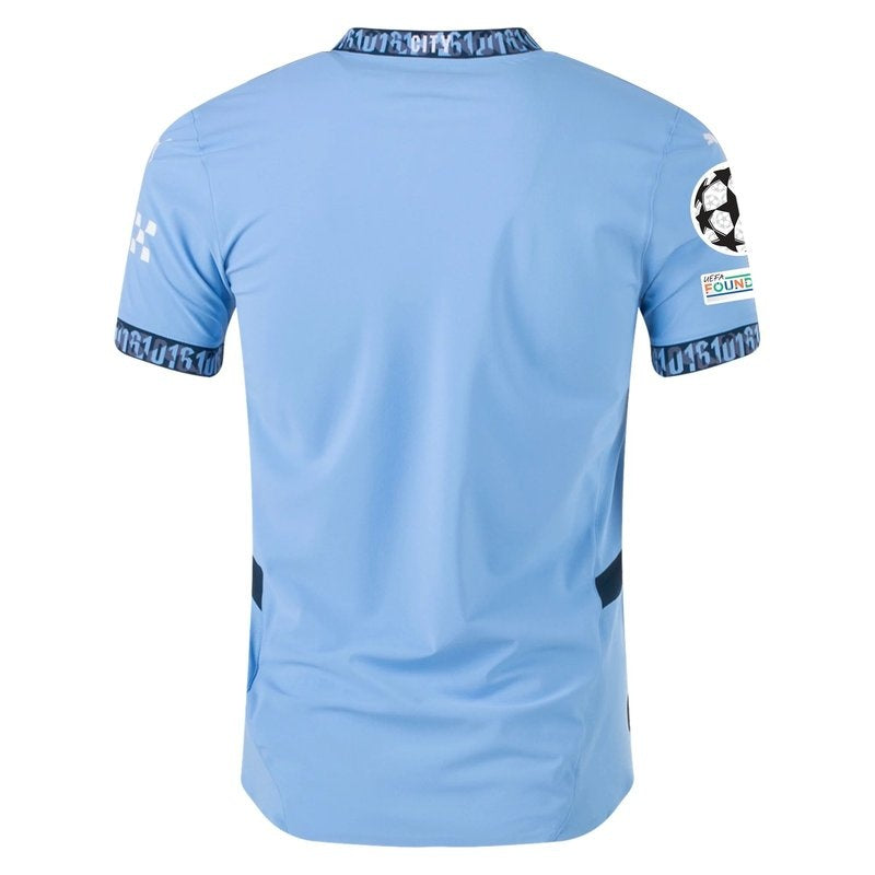 Manchester City UCL 24/25 I Home Camisa - Versão Jogador