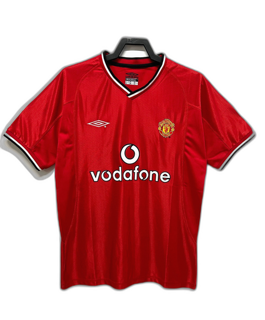 Manchester United 00/02 I Home Camisa - Versão Retrô