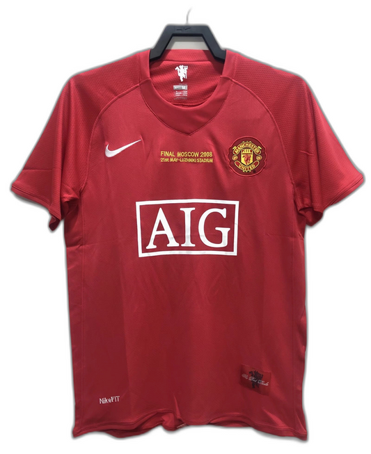 Manchester United 07/08 I Home Camisa - Versão Retrô