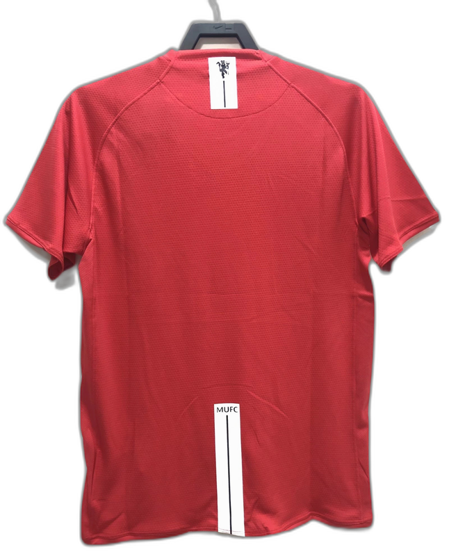 Manchester United 07/08 I Home Camisa - Versão Retrô
