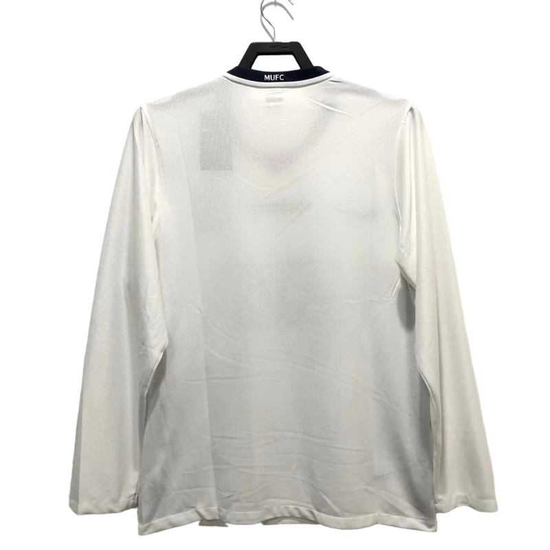 Manchester United 08/09 II Away Camisa - Manga Longa Versão Retrô