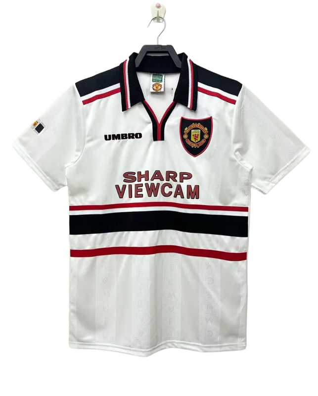 Manchester United 1998 II Away Camisa - Versão Retrô
