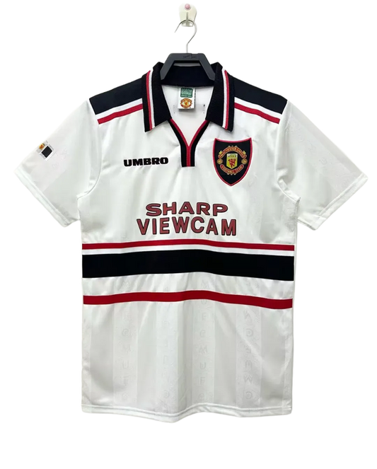 Manchester United 1998 II Away Camisa - Versão Retrô