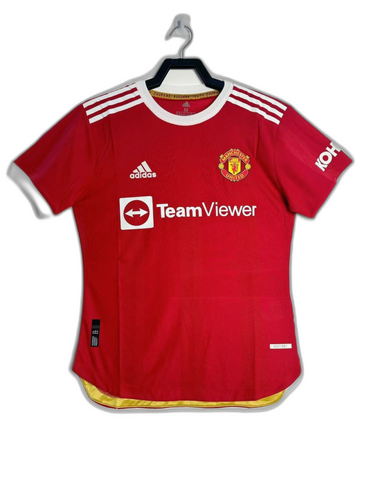 Manchester United 21/22 I Home Camisa - Versão Retrô