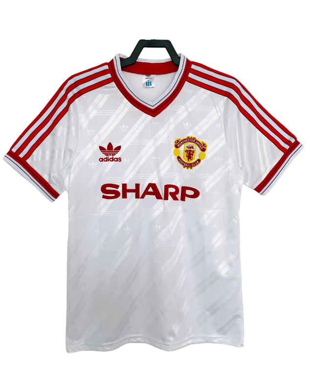 Manchester United 86/88 II Away Camisa - Versão Retrô