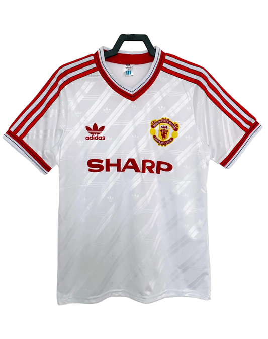 Manchester United 86/88 II Away Camisa - Versão Retrô