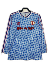 Manchester United 90/92 II Away Jersey - Long Sleeve Retro Version