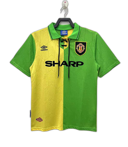 Manchester United 92/94 II Away Camisa - Versão Retrô