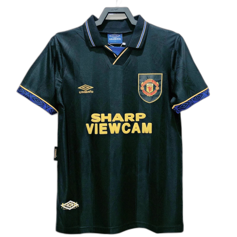 Manchester United 93/94 II Away Camisa - Versão Retrô