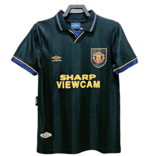 Manchester United 93/94 II Away Camisa - Versão Retrô