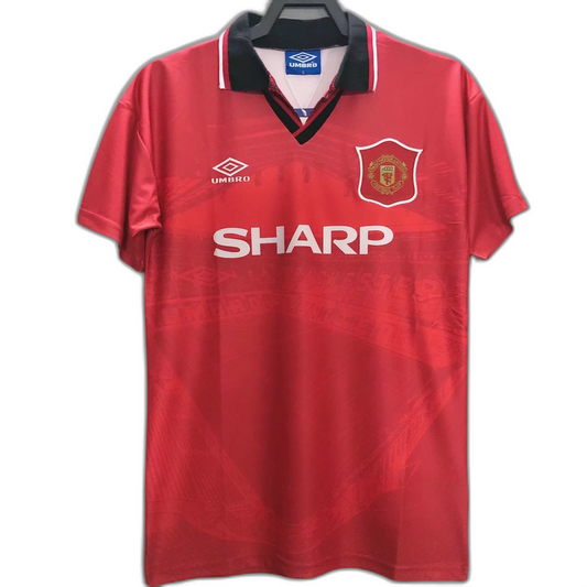Manchester United 94/96 I Home Camisa - Versão Retrô