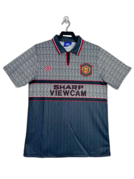 Manchester United 95/96 II Away Camisa - Versão Retrô