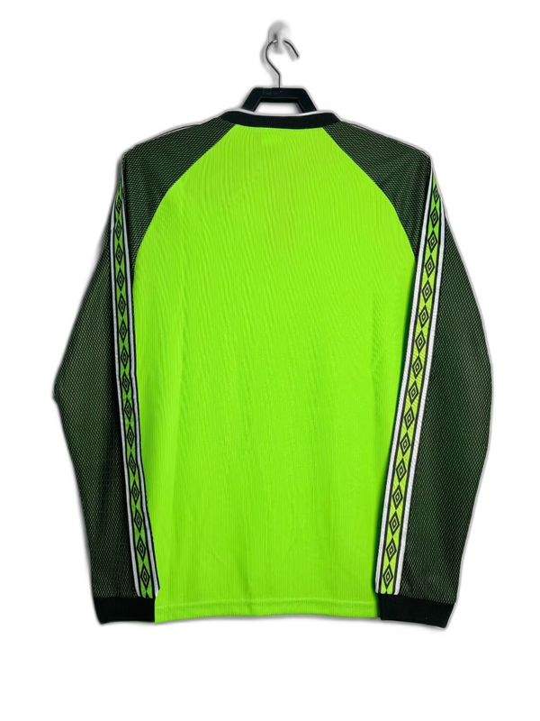 Manchester United 98/99 Camisa de Goleiro - Manga Longa Versão Retrô