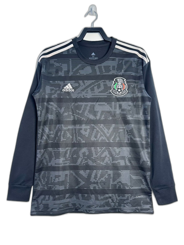 Mexico 2019 I Home Camisa - Manga Longa Versão Retrô