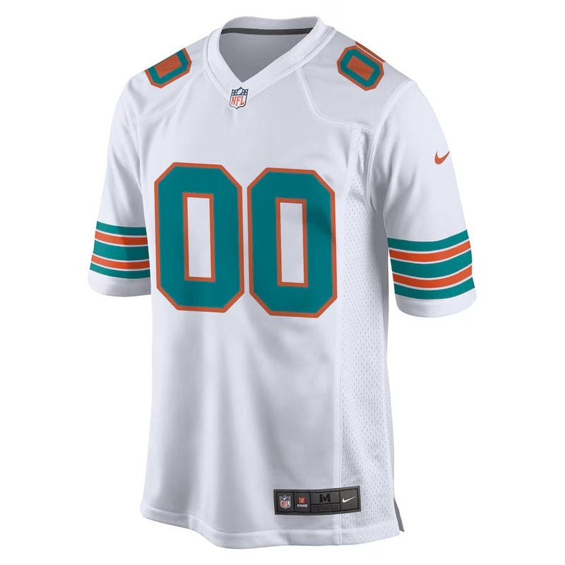 Miami Dolphins - Alternate Personalizada NFL Game Camisa - Branca