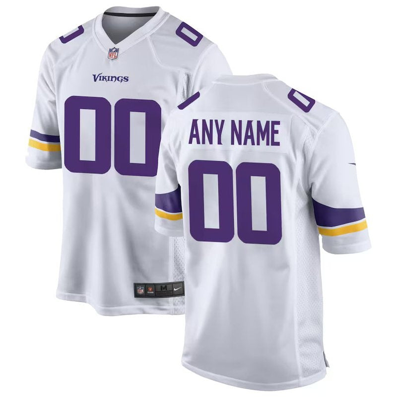 Minnesota Vikings - Personalizada NFL Game Camisa - Branca