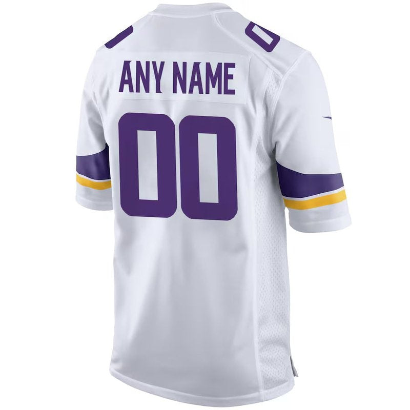 Minnesota Vikings - Personalizada NFL Game Camisa - Branca