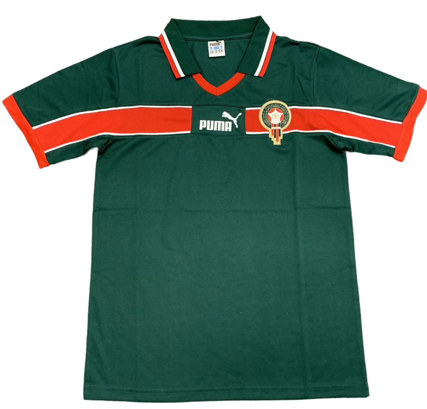 Morocco 1998 I Home Camisa - Versão Retrô