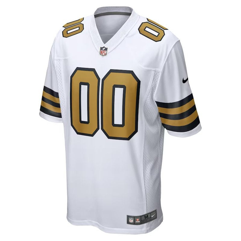 New Orleans Saints - Alternate Personalizada NFL Game Camisa - Branca
