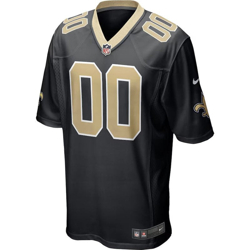 New Orleans Saints - Personalizada NFL Game Camisa - Preta
