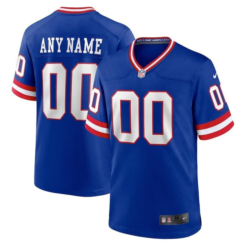 New York Giants - Royal Classic Personalizada NFL Game Camisa