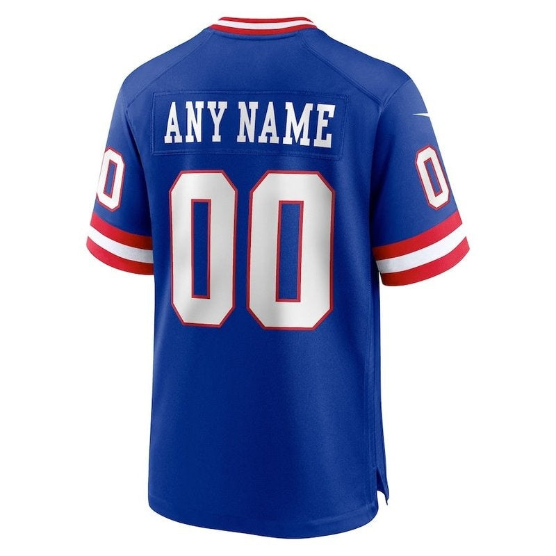 New York Giants - Royal Classic Personalizada NFL Game Camisa